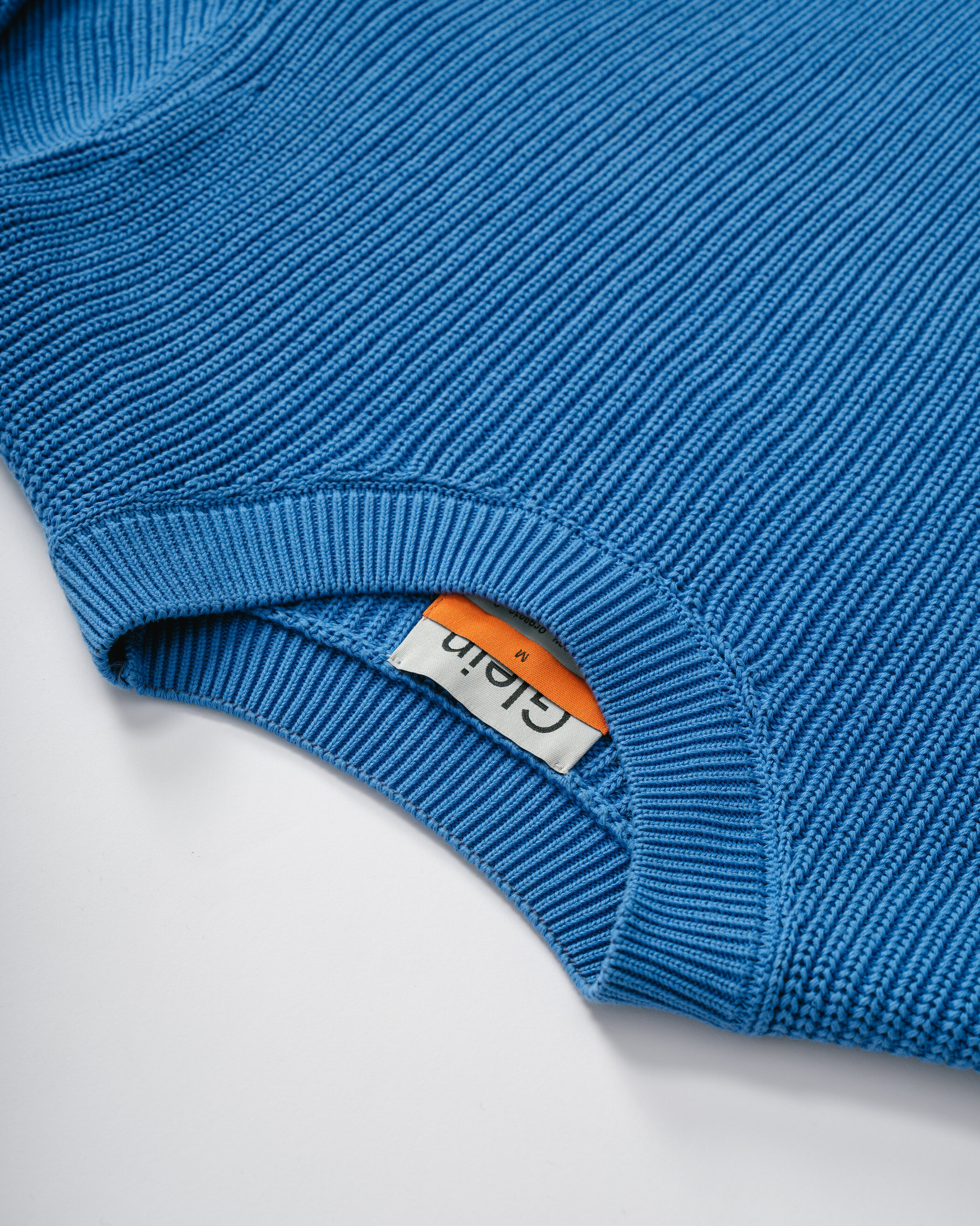 Glein - Rib Jumper - pale blue
