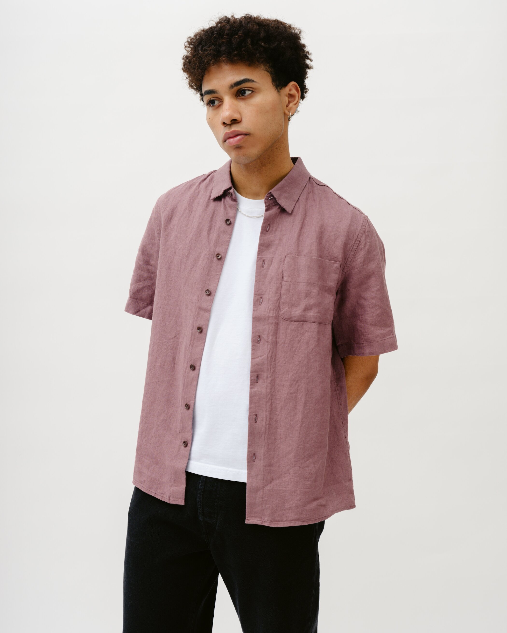 Glein - Linen Short Sleeve Shirt