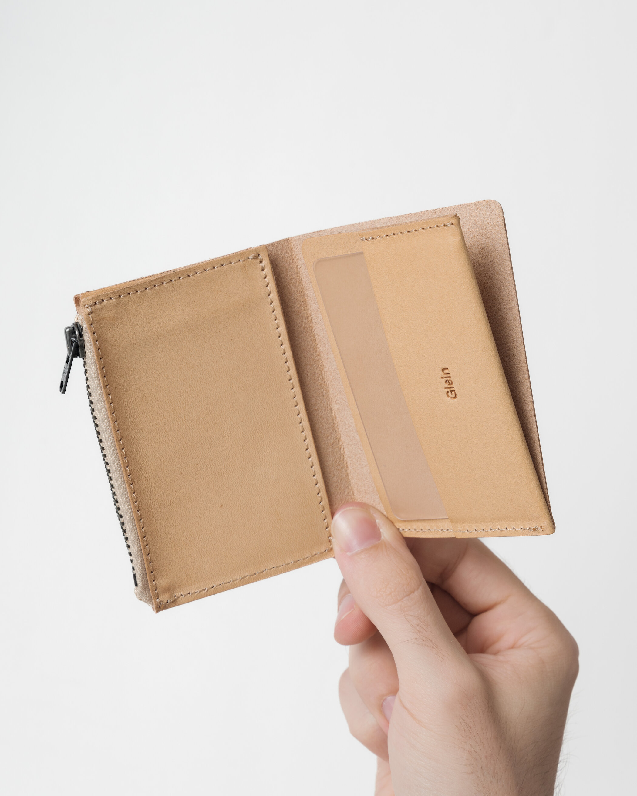 Glein - Pocket Wallet Zip - naturale