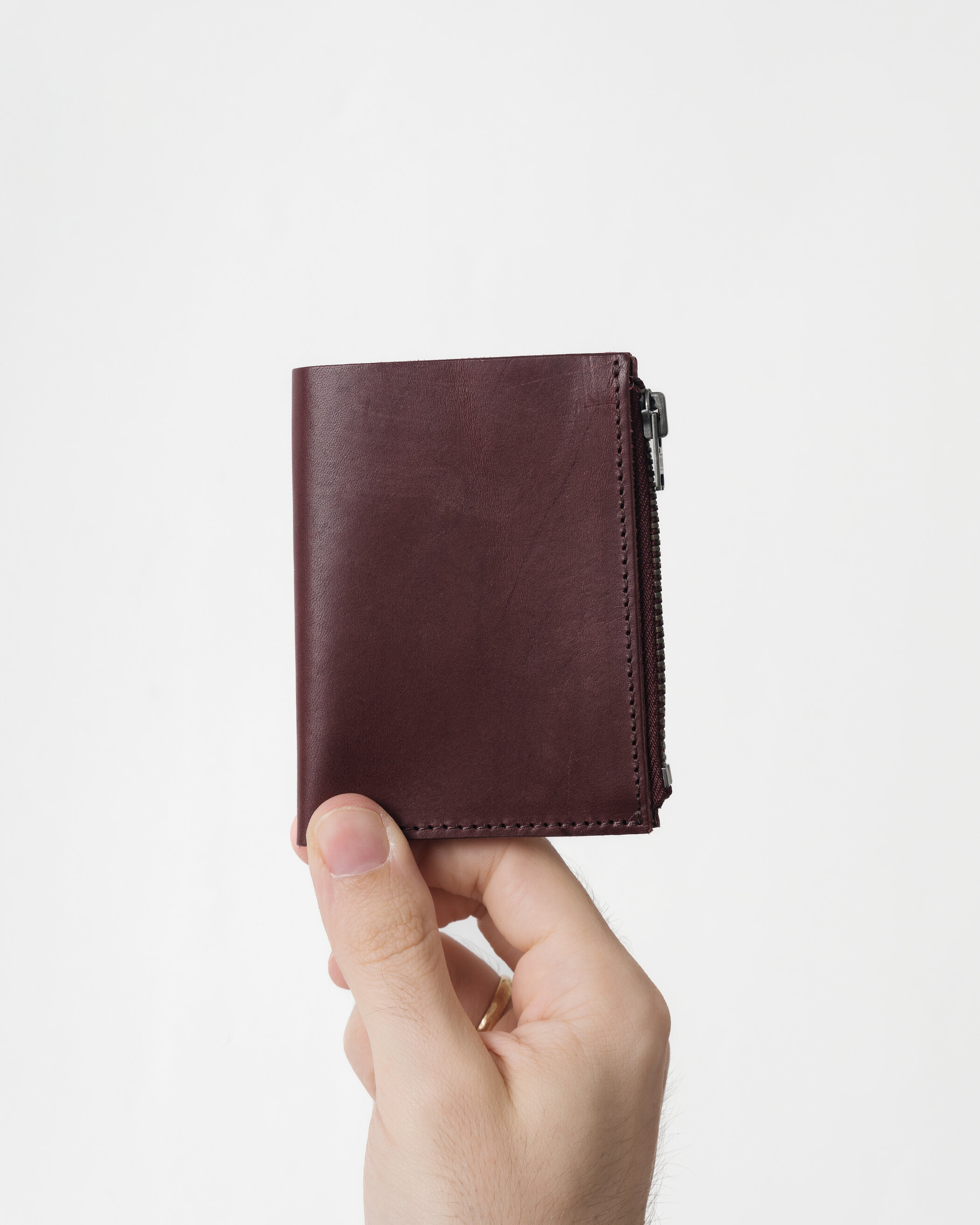 Glein - Pocket Wallet Zip - chianti