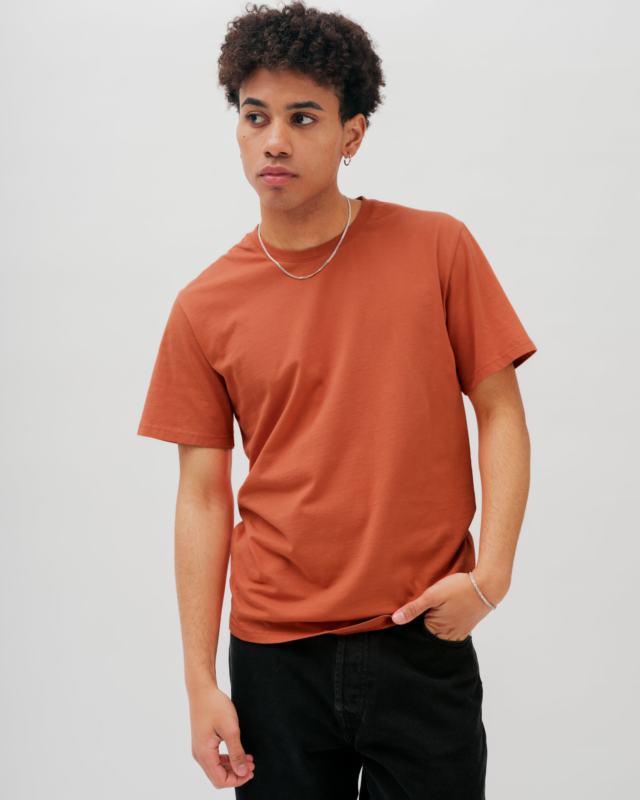 Glein - Heavy Cotton T-Shirt - washed orange