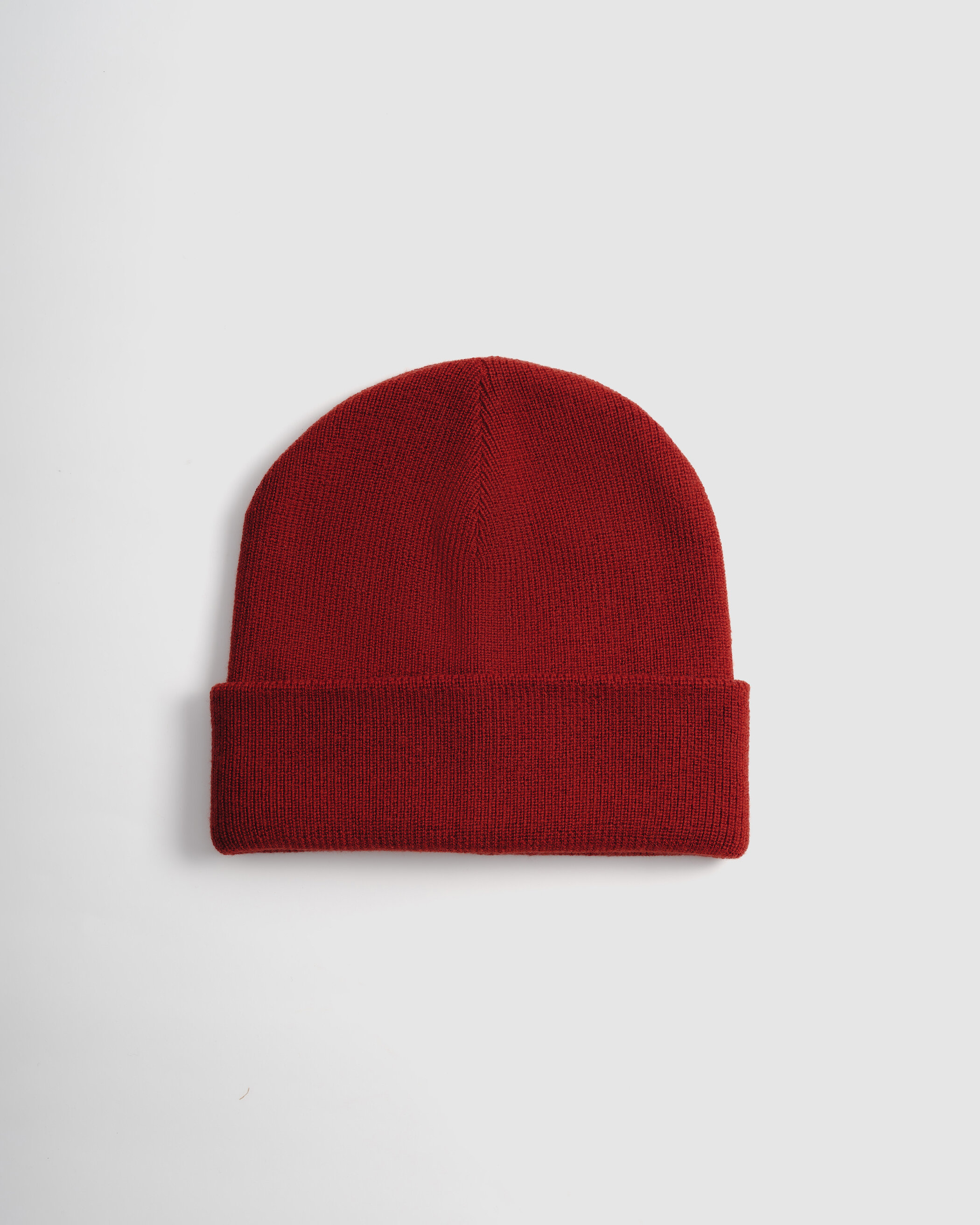 Glein - Heavy Merino Beanie - cherry red