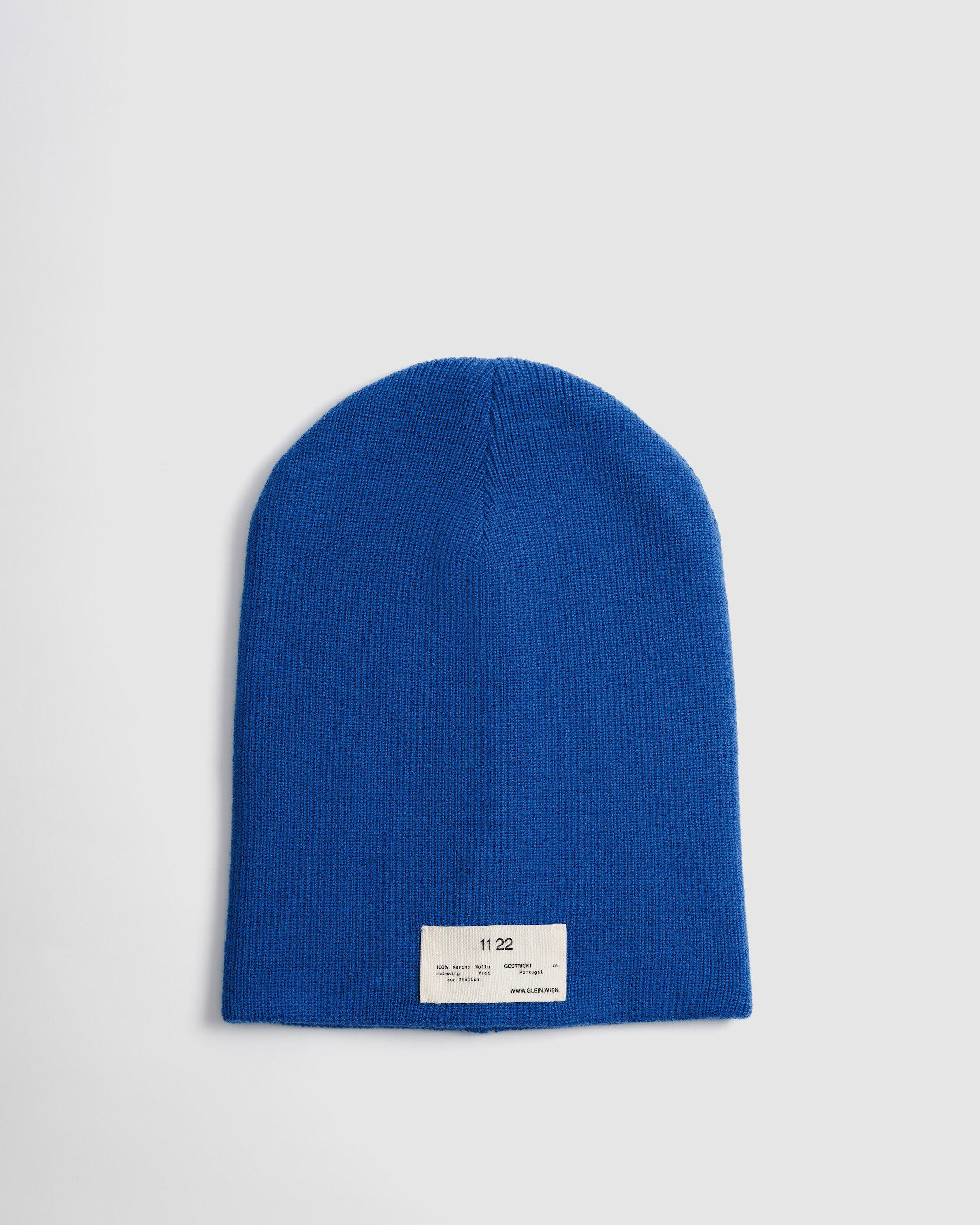 Glein - Heavy Merino Beanie - royal blue