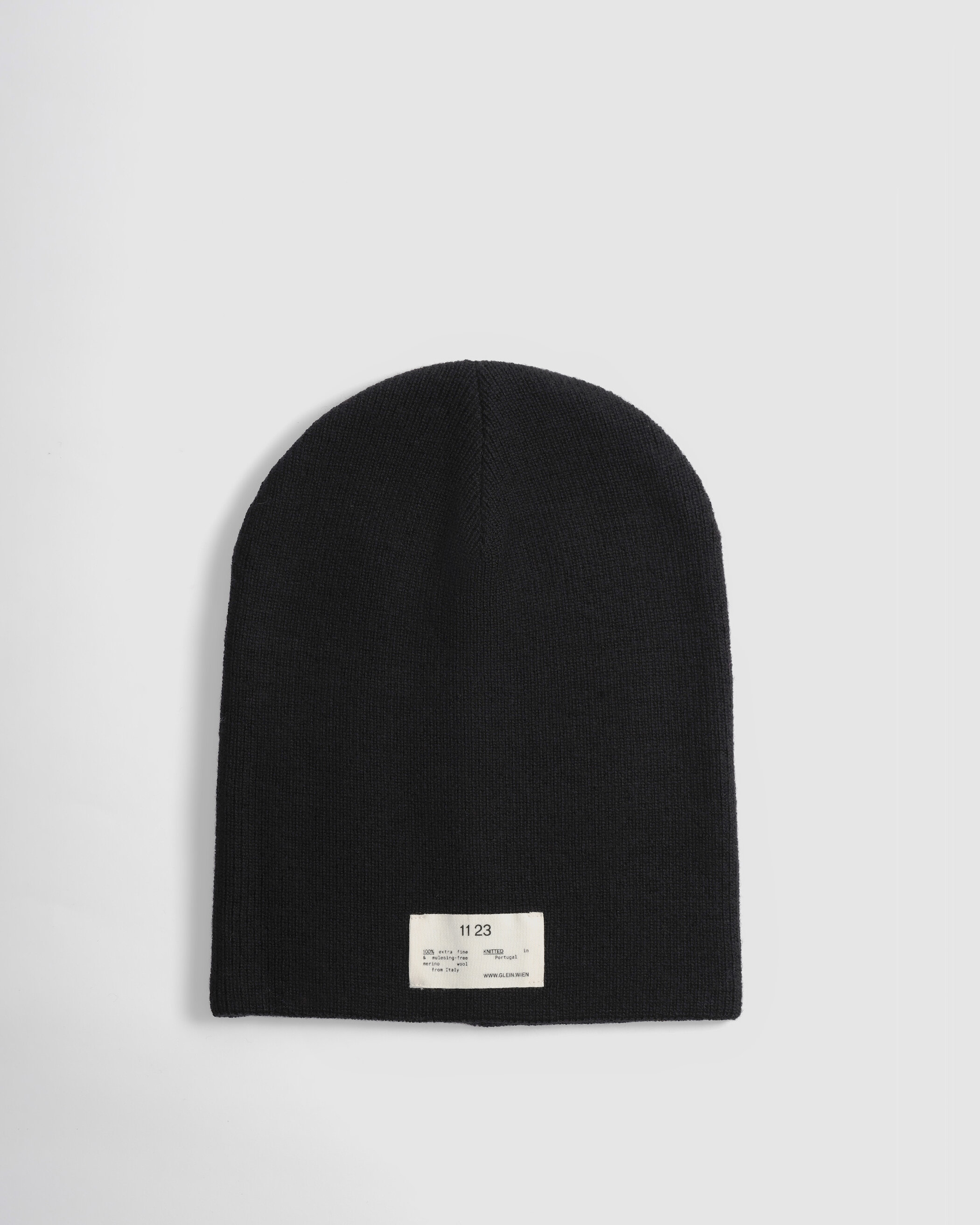 Glein - Heavy Merino Beanie - black