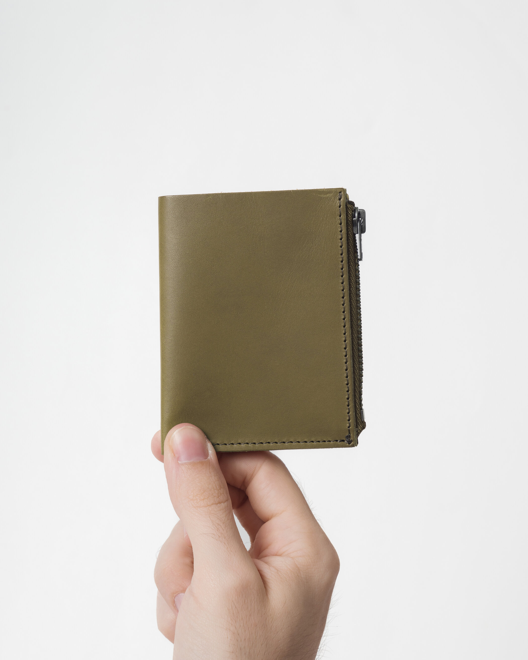 Glein - Pocket Wallet Zip - oliva