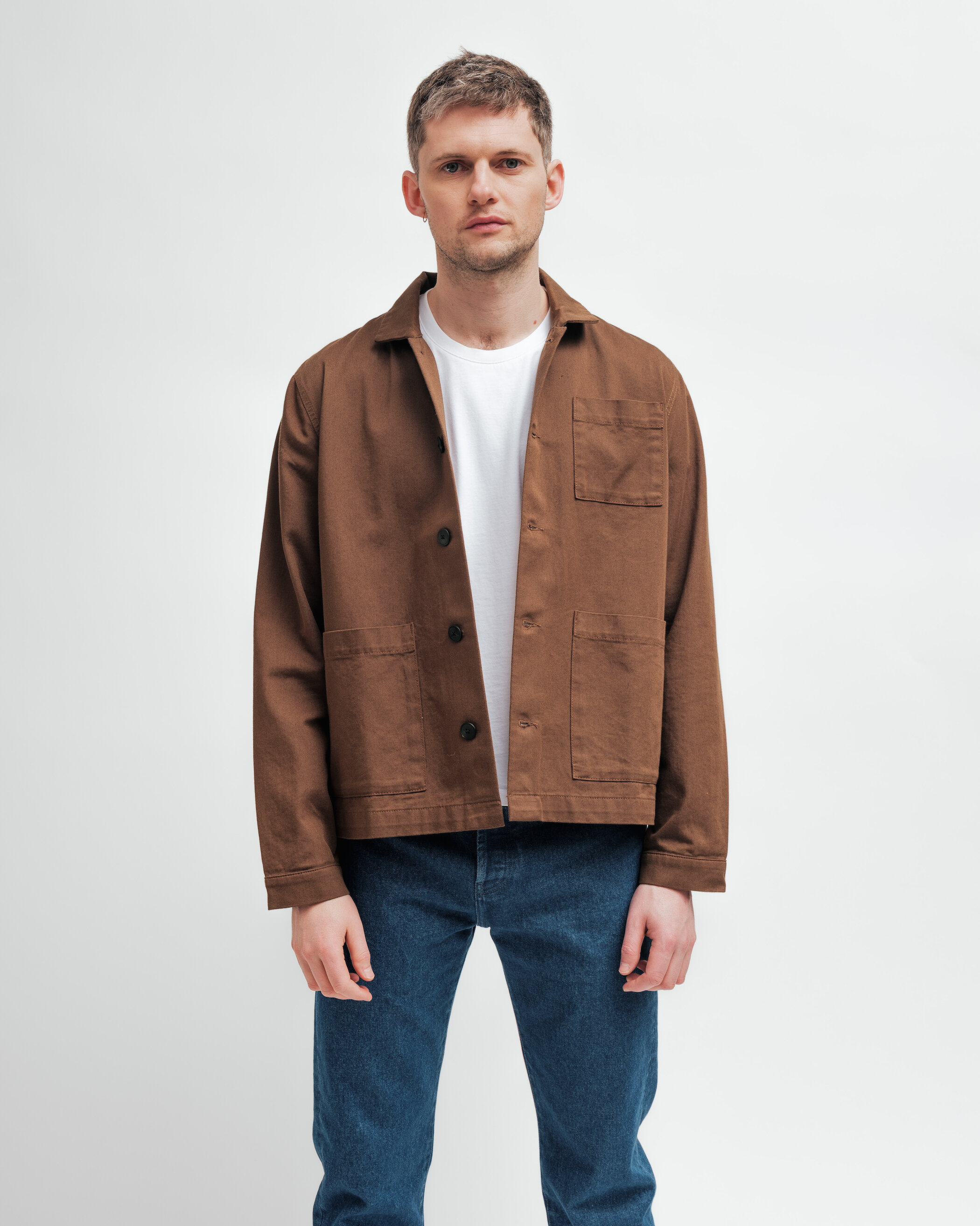 Glein - Shirt Jacket - chocolate brown