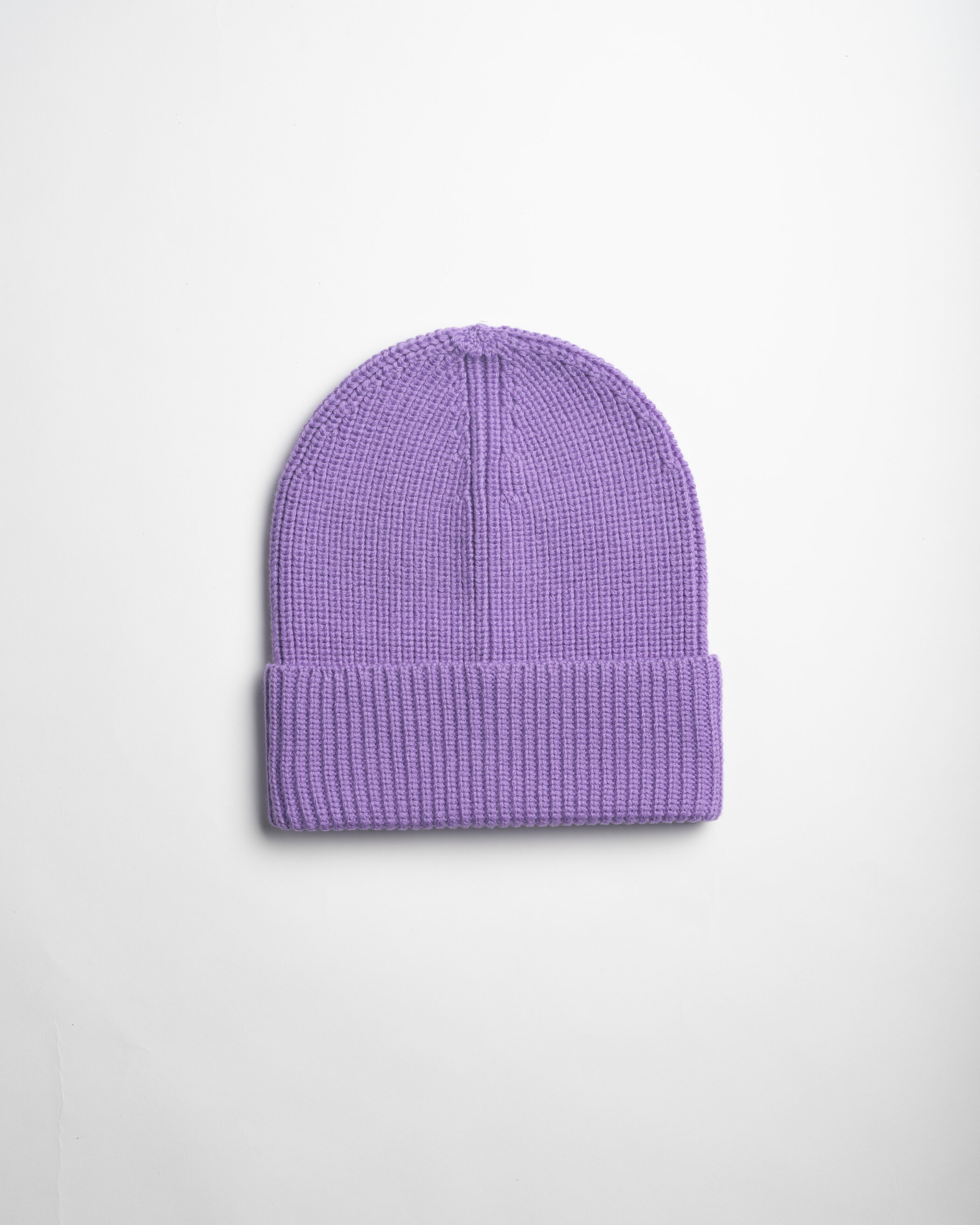 Glein - Merino Rib Beanie - taro