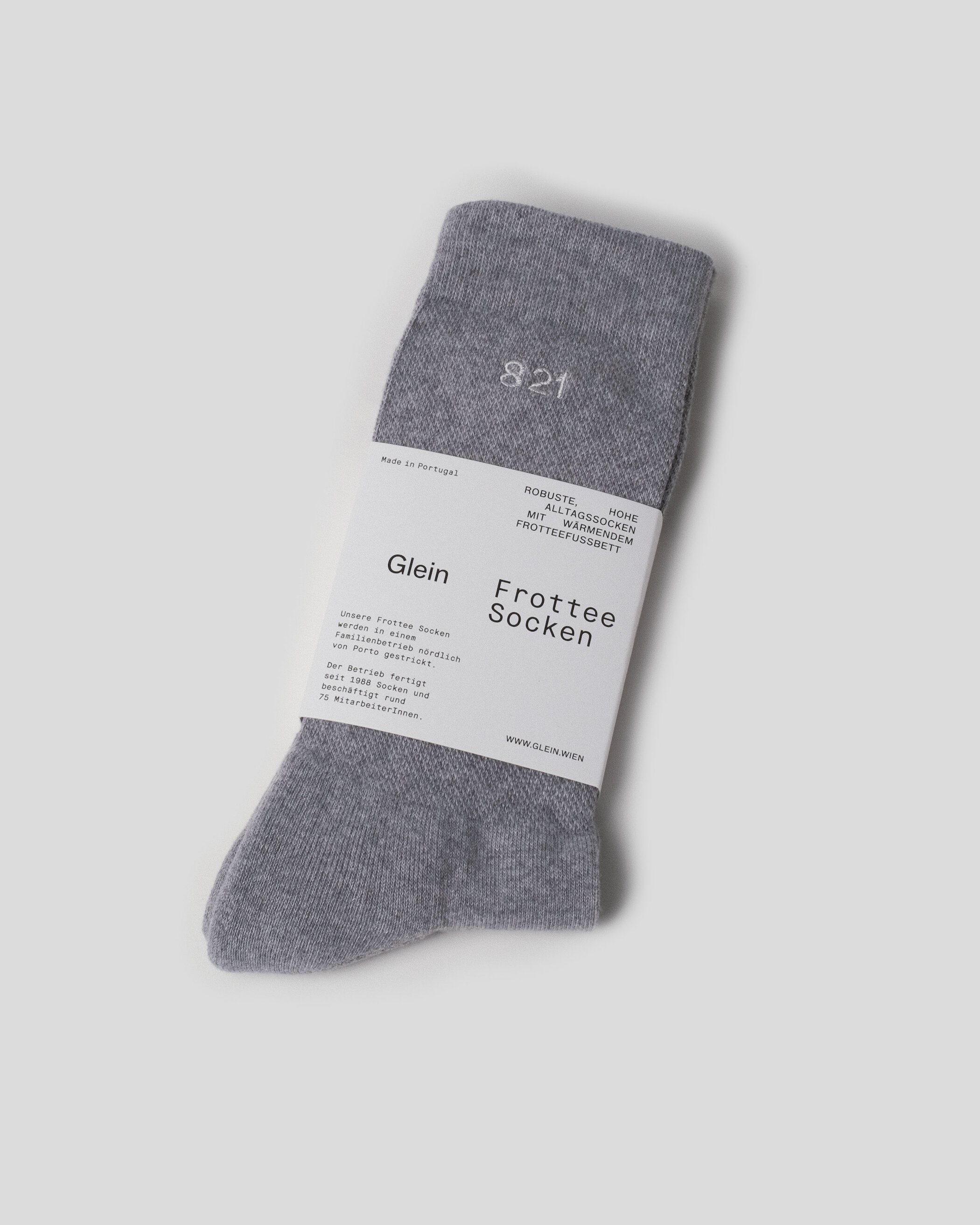 Glein - Frottee Socken - grey
