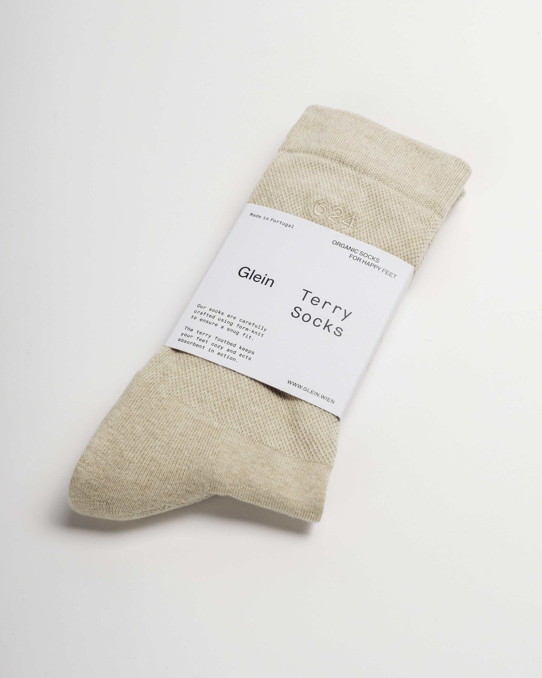 Glein - Terry Socks - beige melange