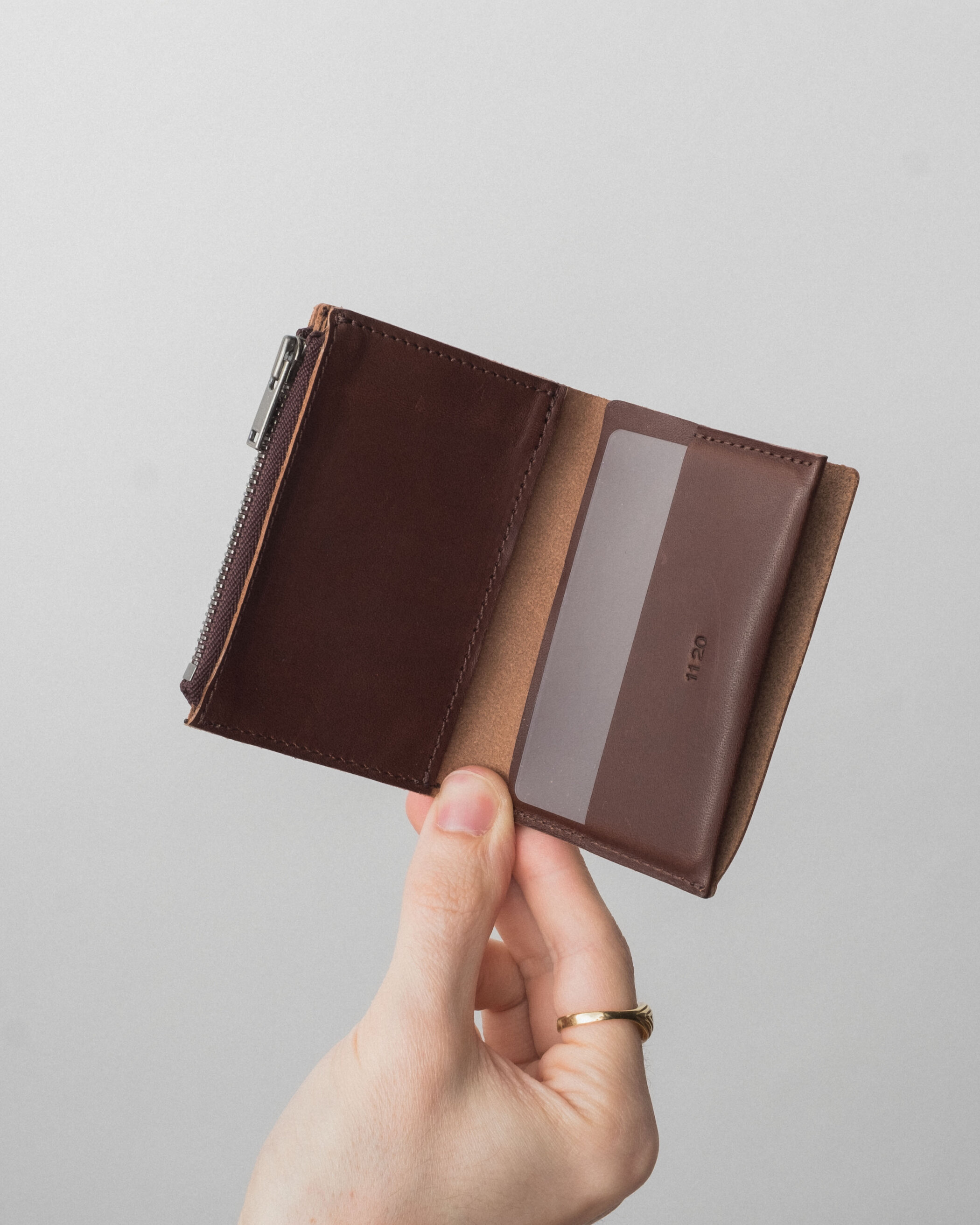 Glein - Pocket Wallet Zip - corteccia