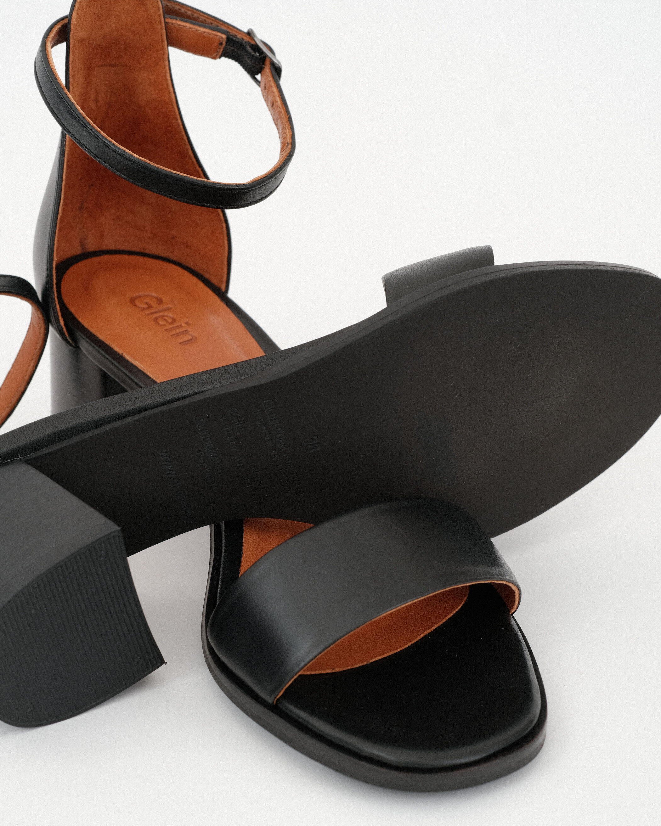 Glein - Heel Sandals - Black