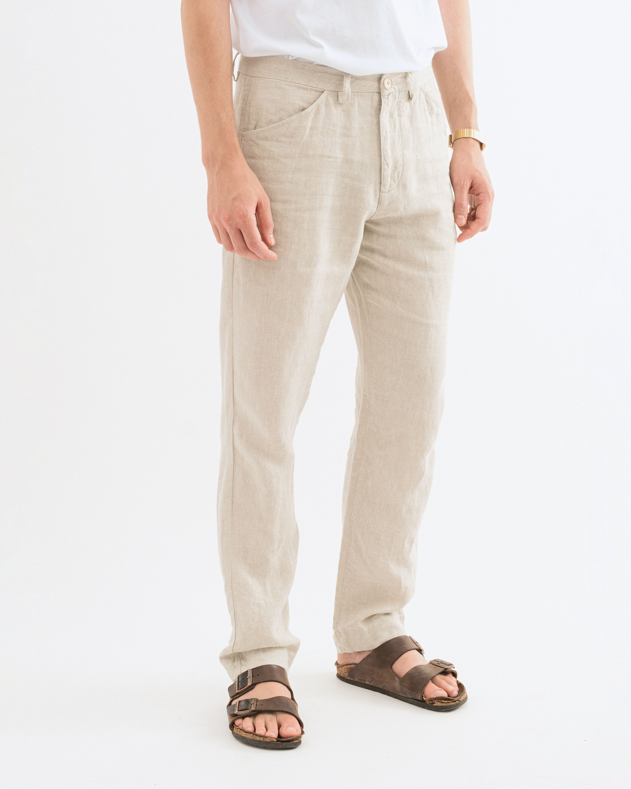 Glein - Linen Pants - undyed
