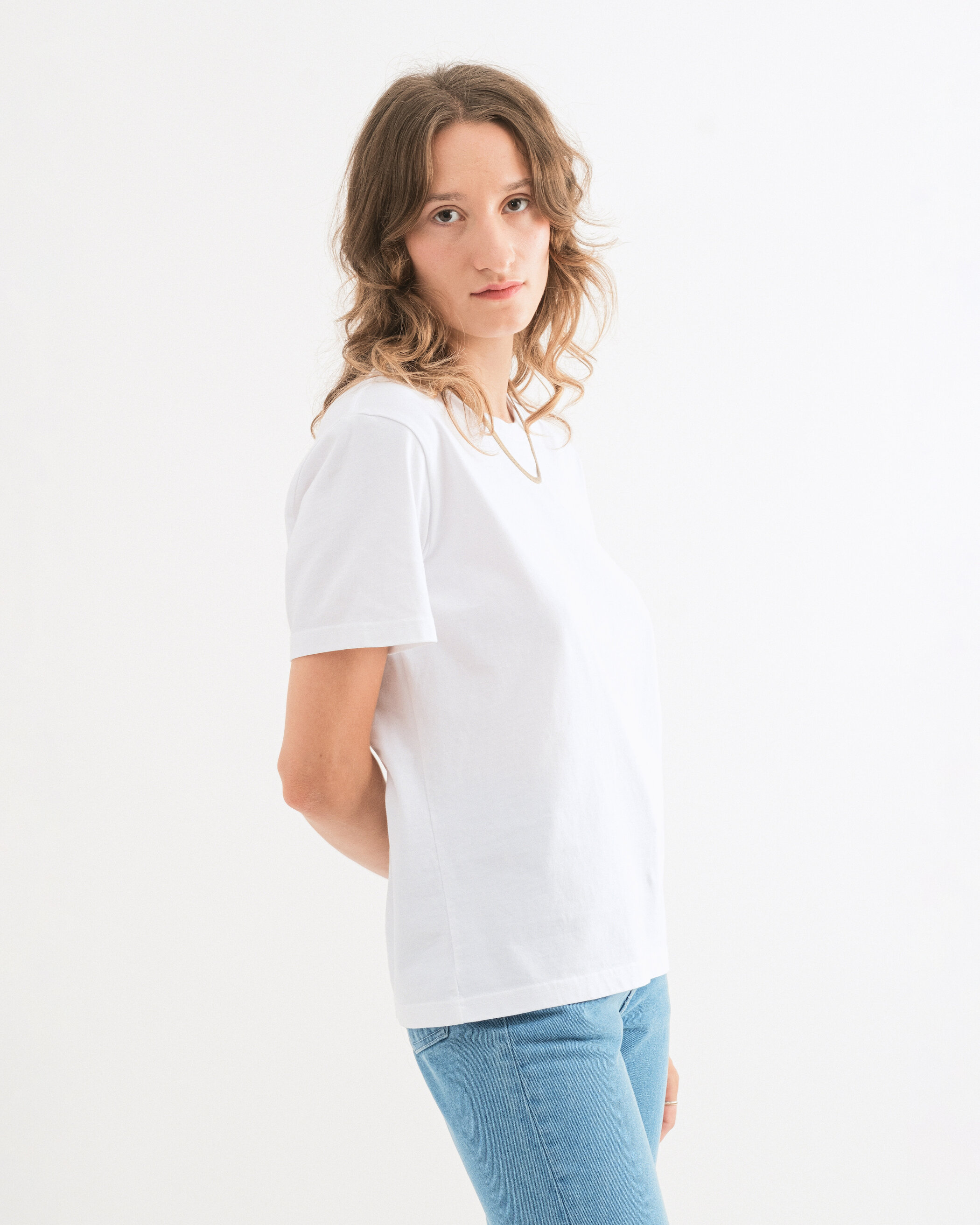 Glein - Heavy Cotton T-Shirt Women - white
